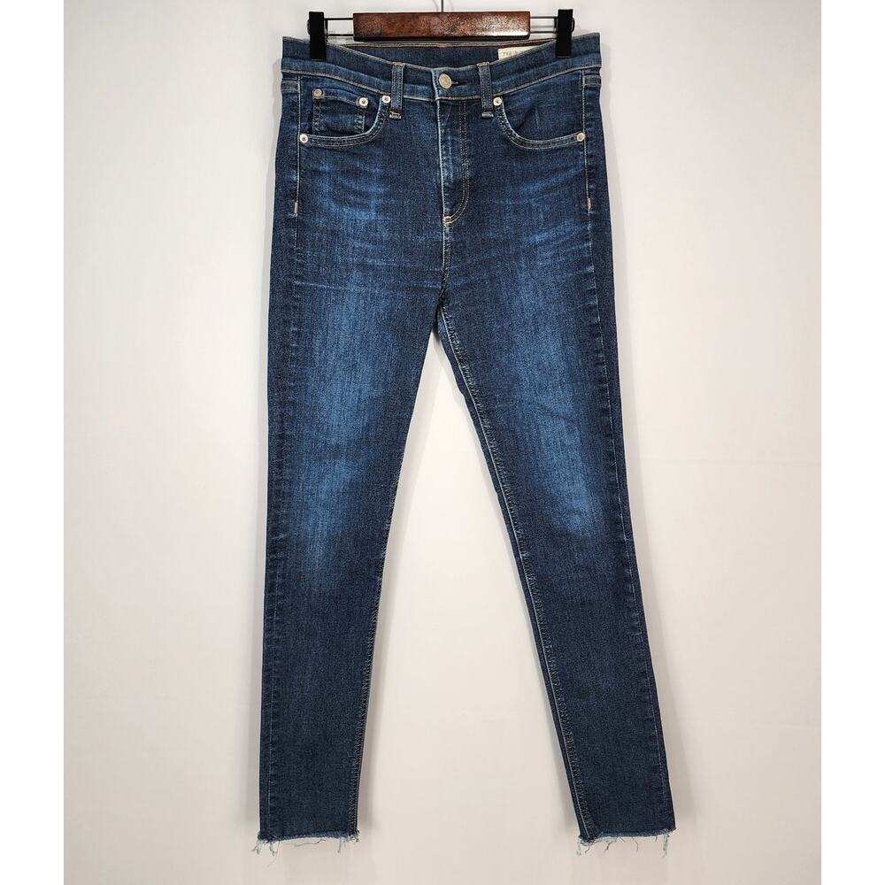 Rag & Bone 10 Inch Ankle Skinny Jeans Mad River Size 27